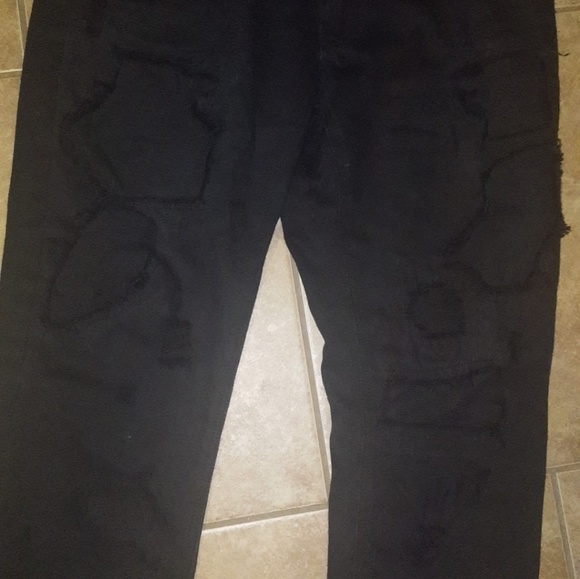 🚫SOLD!!🚫Born fly distress jeans 34w - Picture 2 of 8